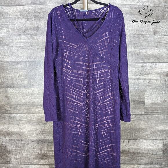 Bold Elements Long Sleeve Sheer Layered Bodycon Dress Size XL - Picture 1 of 7